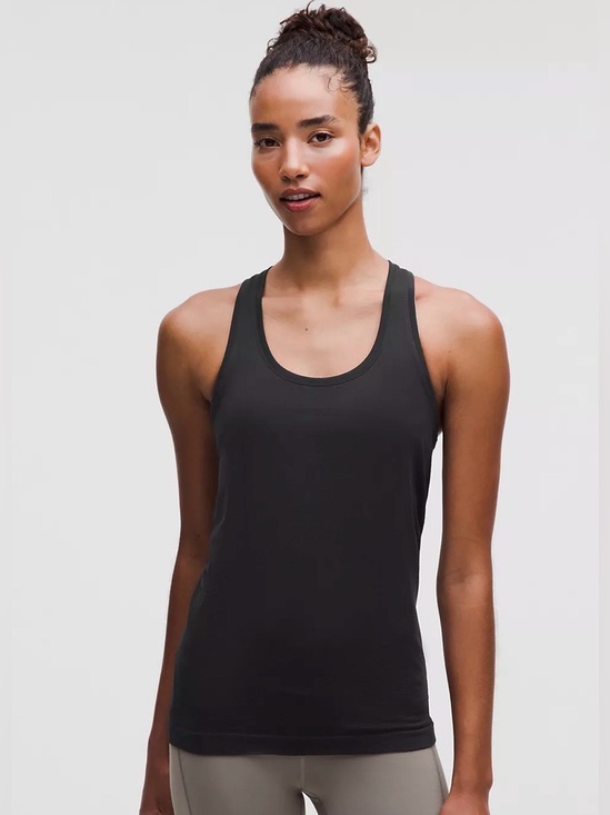 lululemon athletica Tops - Lululemon Swiftly Tech Racerback Tank Top, Black, Size 12